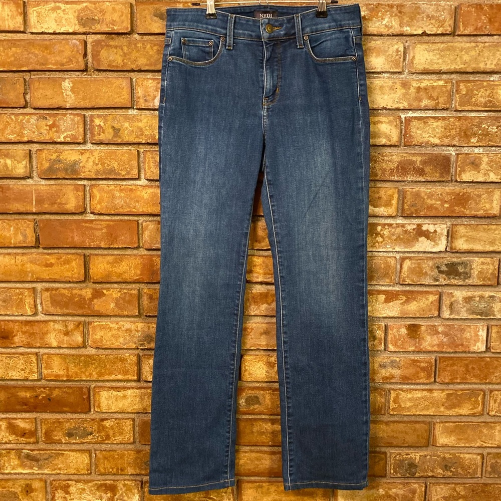 NYDJ Women's Straight Leg Jeans - Blue